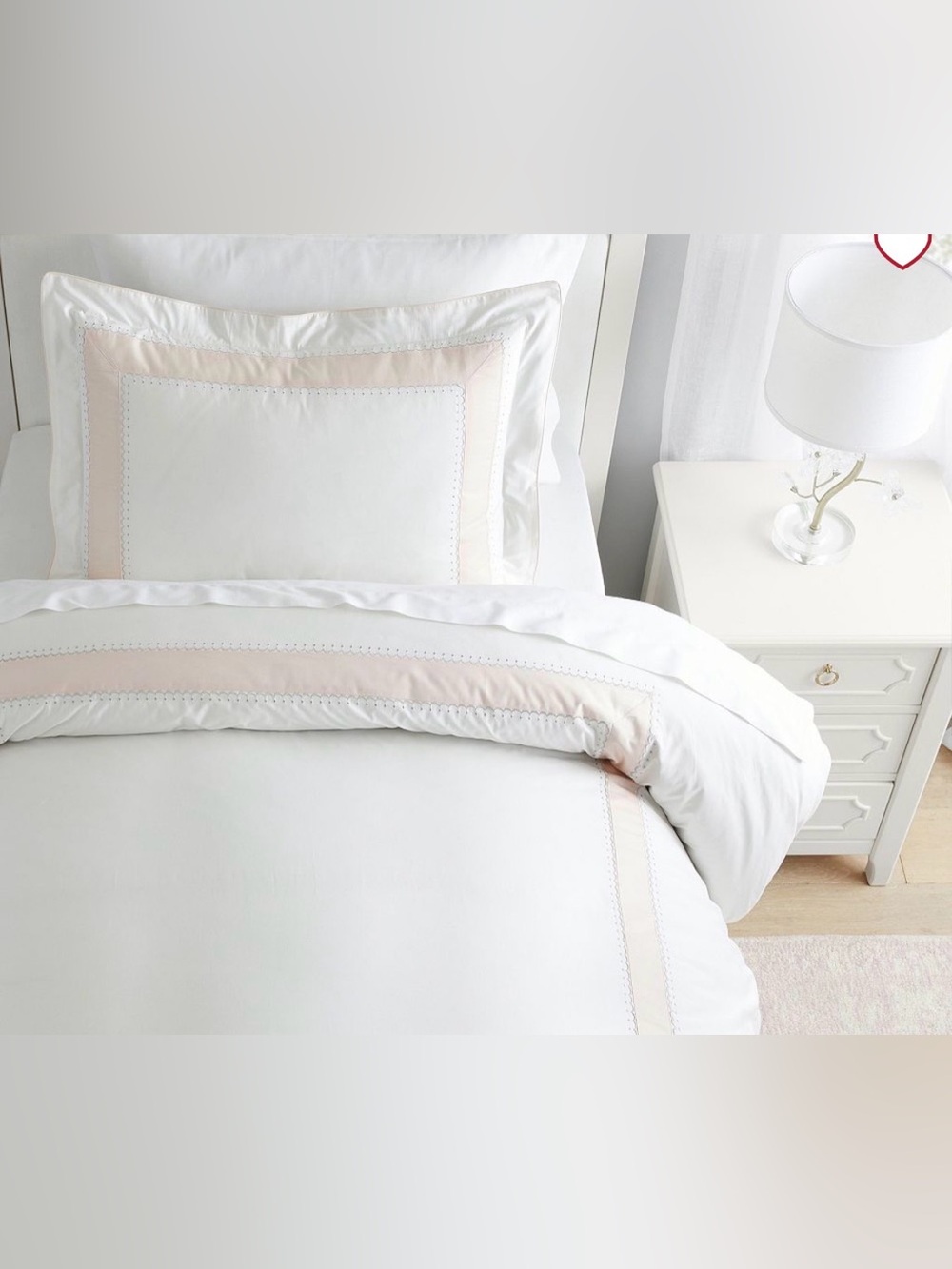 Pottery Barn - Monique Lhuillier Ethereal Pieced Sateen Duvet Cover & Shams
